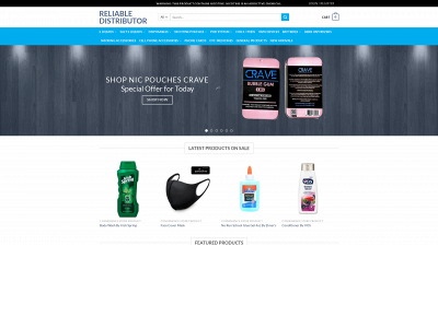 reliabledistributor.com snapshot