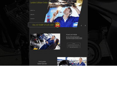 landers-collision.com snapshot