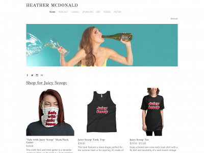 www.juicyscoopwithheathermcdonald.com snapshot