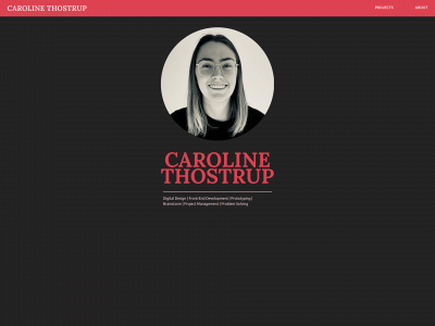 carolinethostrup.dk snapshot