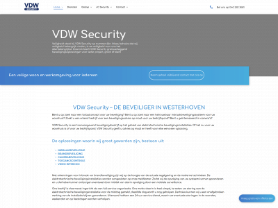 vdwsystems.nl snapshot