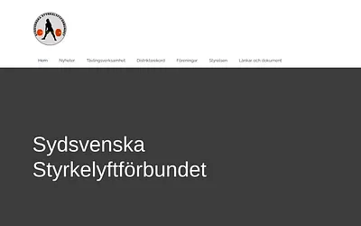 sydsvenskastyrkelyftforbundet.se snapshot
