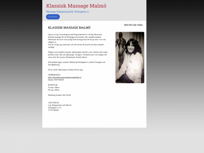 klassisk-massage-malmo.se snapshot