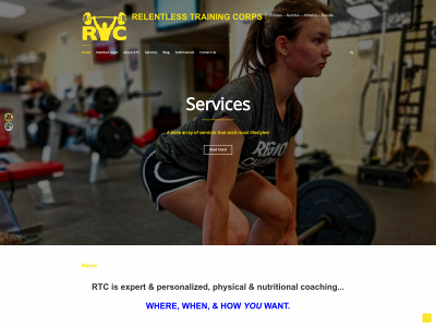 relentlesstrainingcorps.com snapshot