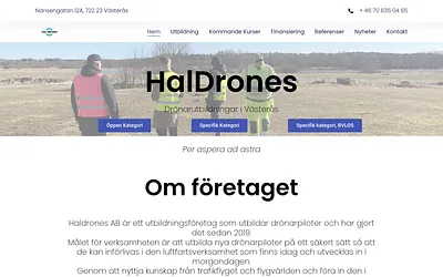 haldrones.se snapshot