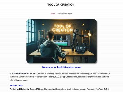 toolofcreation.com snapshot