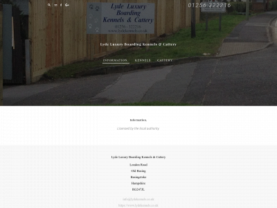www.lydekennels.co.uk snapshot