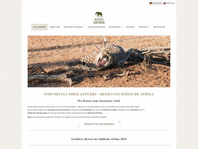njovusafaris.ch snapshot