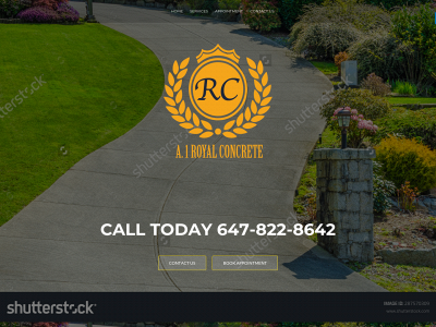 a1royalconcrete.com snapshot