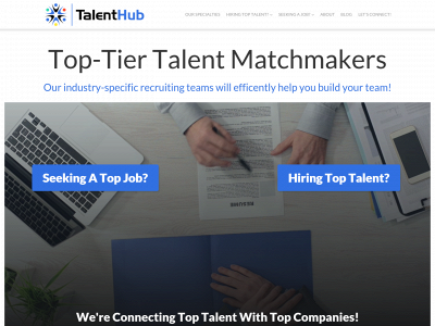 talenthubstaffing.com snapshot