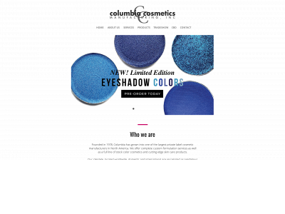 columbiacosmetics.com snapshot