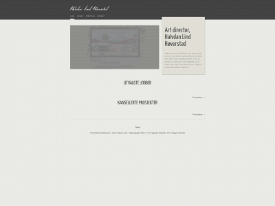 halvdanhoverstad.com snapshot