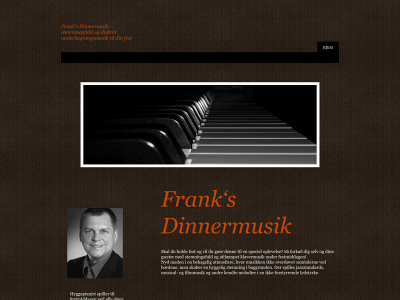 franksdinnermusik.dk snapshot