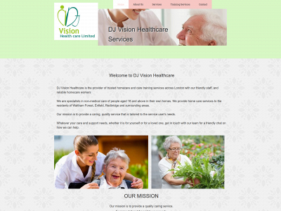 djvhealthcare.co.uk snapshot