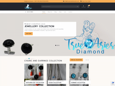 trueariesdiamond.co.uk snapshot