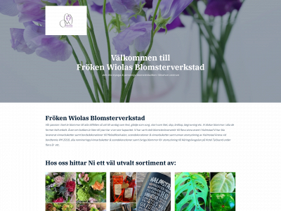 frokenwiolasblomster.se snapshot