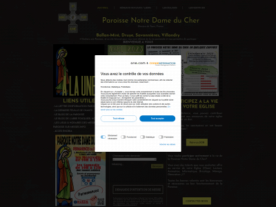 paroissenotredameducher.fr snapshot