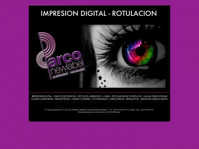 www.arconewlabel.es snapshot