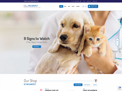 mecarepet.com snapshot