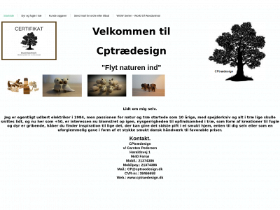 cptraedesign.dk snapshot