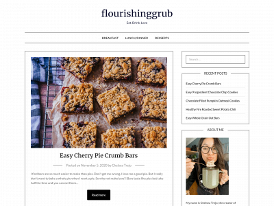 flourishinggrub.com snapshot