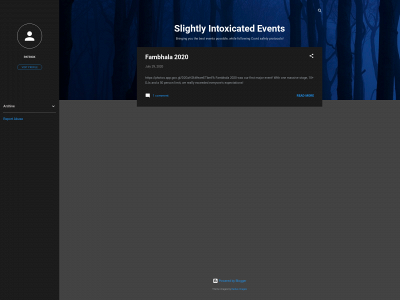 slightlyintoxicatedevents.com snapshot