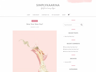 simplykaarina.com snapshot