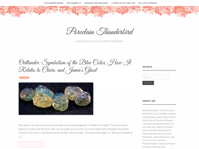 porcelainthunderbird.com snapshot