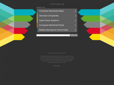 loveenergy.org snapshot