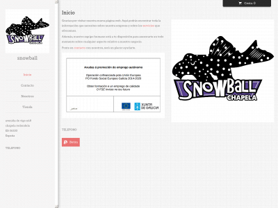 snowballmascotas.com snapshot