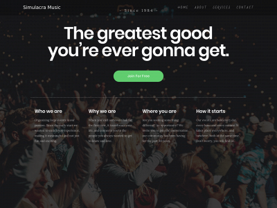 simulacramusic.com snapshot