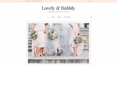 lovelyandbubbly.com snapshot