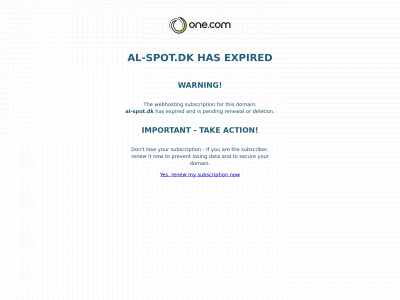 al-spot.dk snapshot
