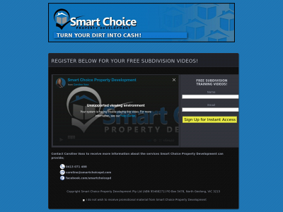 smartchoicepropertydevelopment.com.au snapshot
