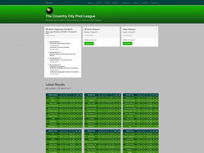 citypoolleague.co.uk snapshot