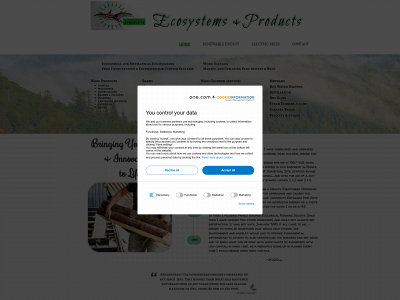 ecosystemsandproducts.com snapshot
