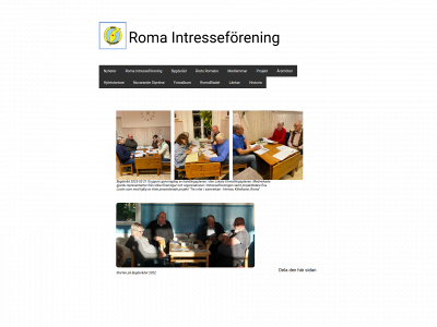 romaintresseforening.se snapshot