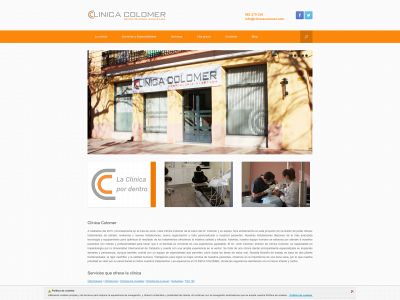 clinicacolomer.com snapshot