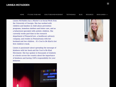 linneamcfadden.com snapshot