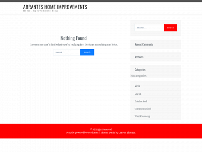 abranteshomeimprovements.com snapshot