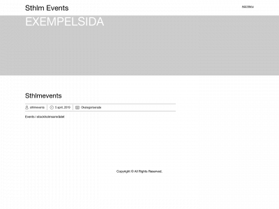 sthlmevents.com snapshot