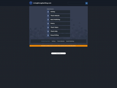 livingthroughwriting.com snapshot