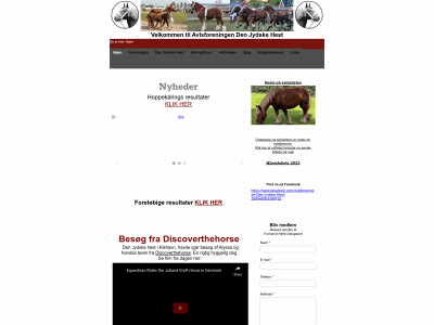 denjydskehest.dk snapshot