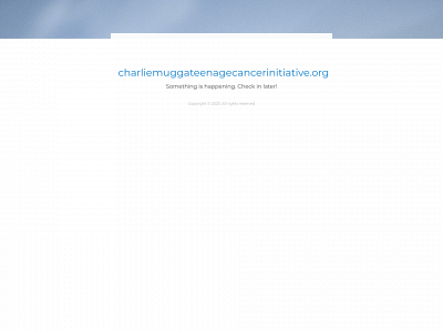 charliemuggateenagecancerinitiative.org snapshot
