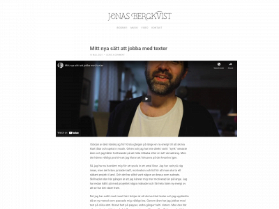 jonasbergkvist.com snapshot