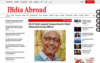 www.newindiaabroad.com snapshot
