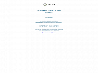 gastromaterial.pl snapshot