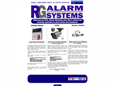 rgalarms.co.uk snapshot