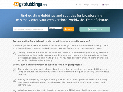 getdubbings.com snapshot