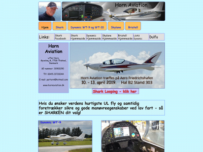 hornaviation.dk snapshot